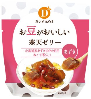 健康食品 11462お豆がおいしい寒天ゼリー あずき｜食品部｜健康フーズ株式会社