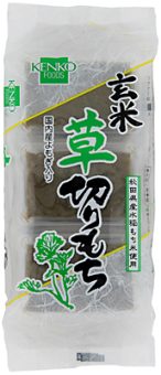 芸能人愛用のルームウェア 6052国内産 玄米草切りもち|食品部|健康フーズ株式会社|自然 餅