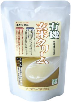 6455有機玄米クリーム｜食品部｜健康フーズ株式会社｜自然食品・ぬか玄