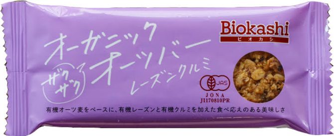 11440 オーガニックオーツバー レーズンクルミ 商品画像
